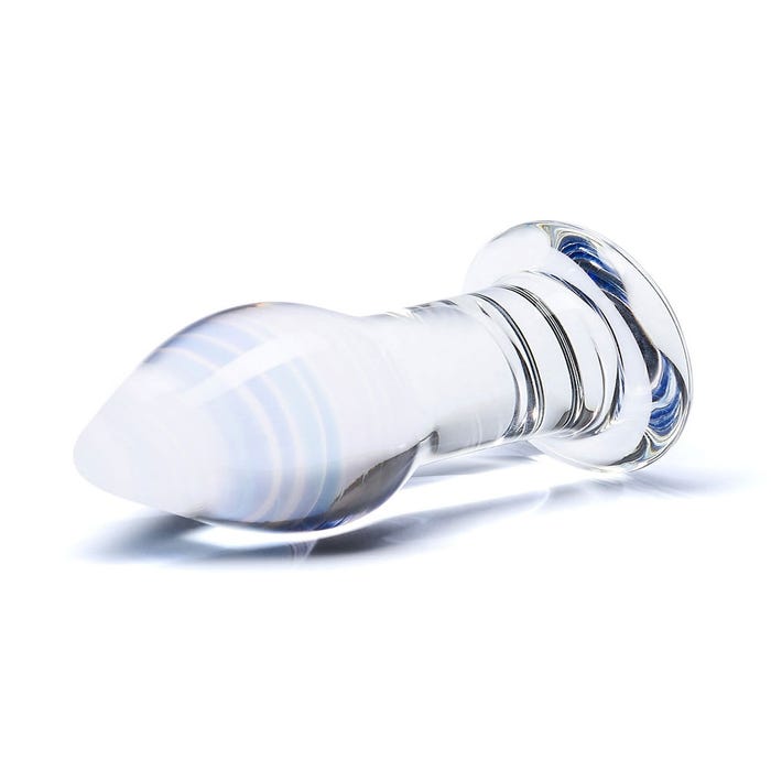 Plug Anal en Verre Amethyst Rain