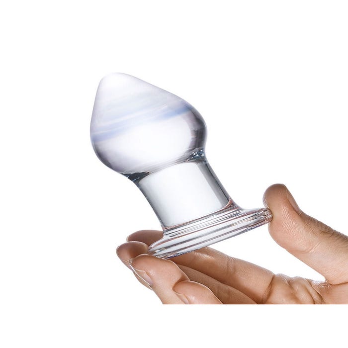 Plug Anal en Verre Amethyst Rain