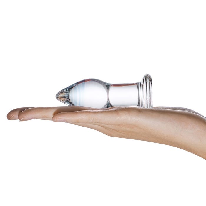 Plug Anal en Verre Amethyst Rain