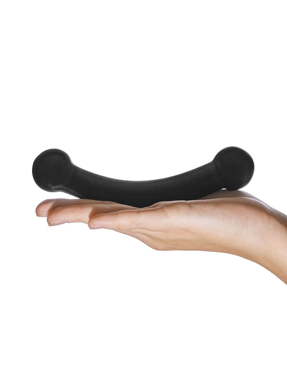 Dildo en Verre Double Bull Noir