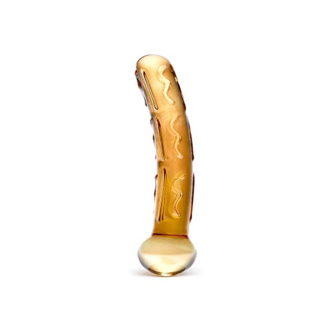 Dildo en Verre Orange Tickler