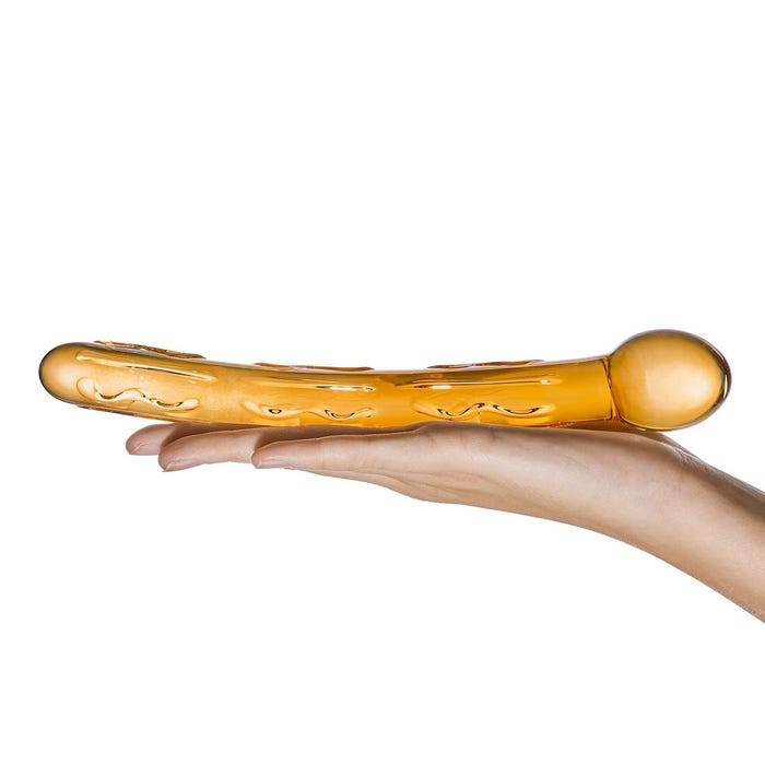 Dildo en Verre Orange Tickler