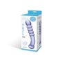 Dildo en Verre Purple Rain Ribbed