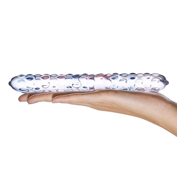 Dildo en Verre Purple Rose Nubby