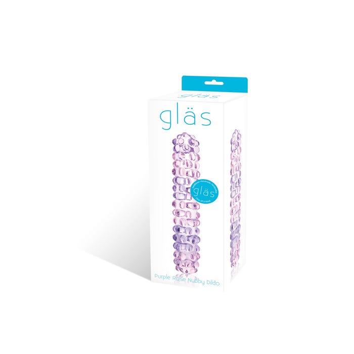 Dildo en Verre Purple Rose Nubby