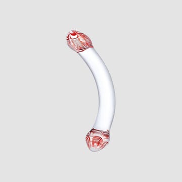 Dildo en Verre Double Red Head