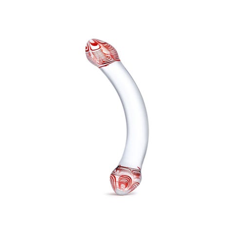 Dildo en Verre Double Red Head