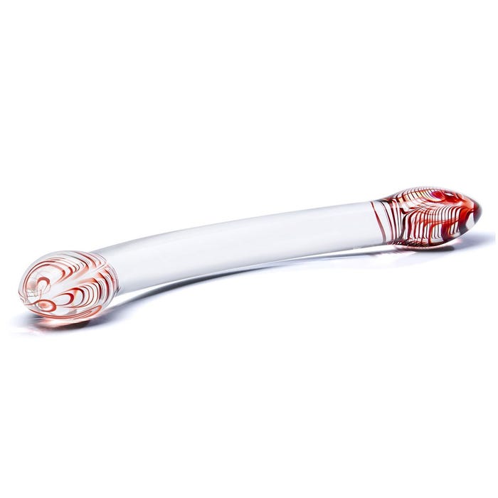 Dildo en Verre Double Red Head