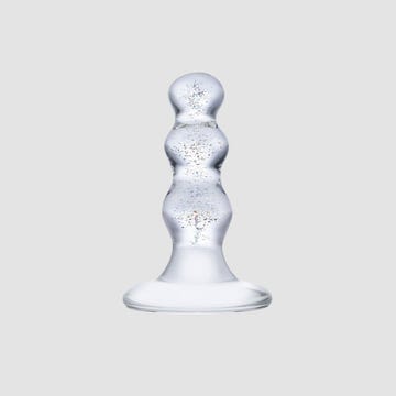 Plug Anal en Verre Triple Play Beaded