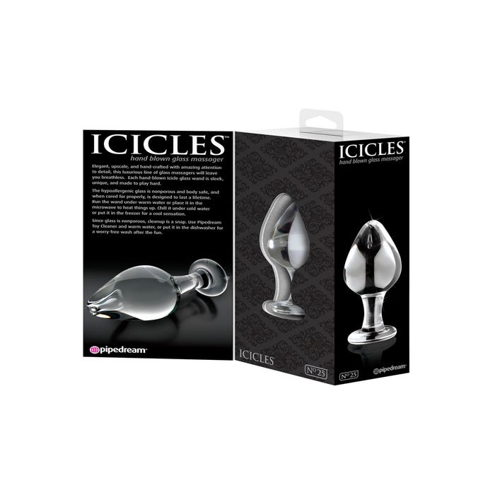 Plug Anal en Verre Icicles N°25