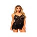 Nuisette dentelle florale 8717 In My Dreams noire