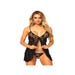 Nuisette Babydoll 8782 Romantique Noire