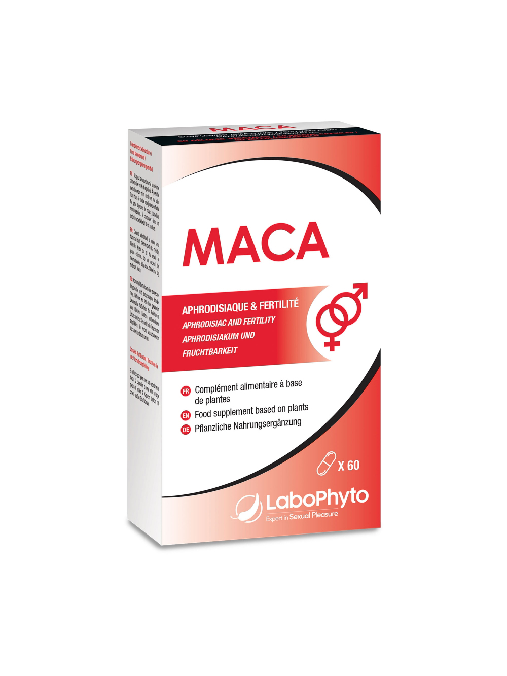 Aphrodisiaque mixte Maca extra forte 60 gélules main product photo