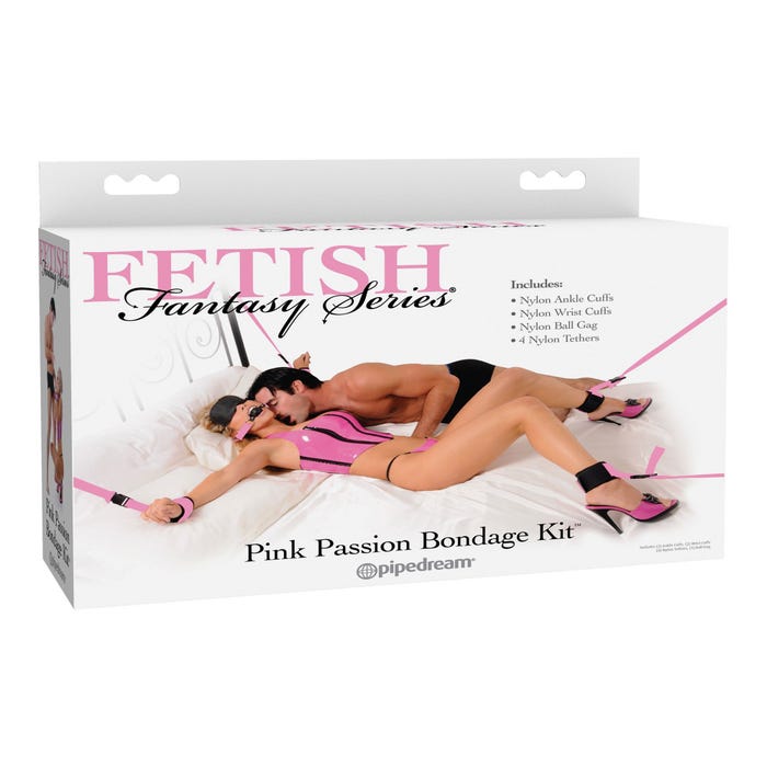 Kit d'Attaches de Lit Pink Passion Fetish Fantasy Series