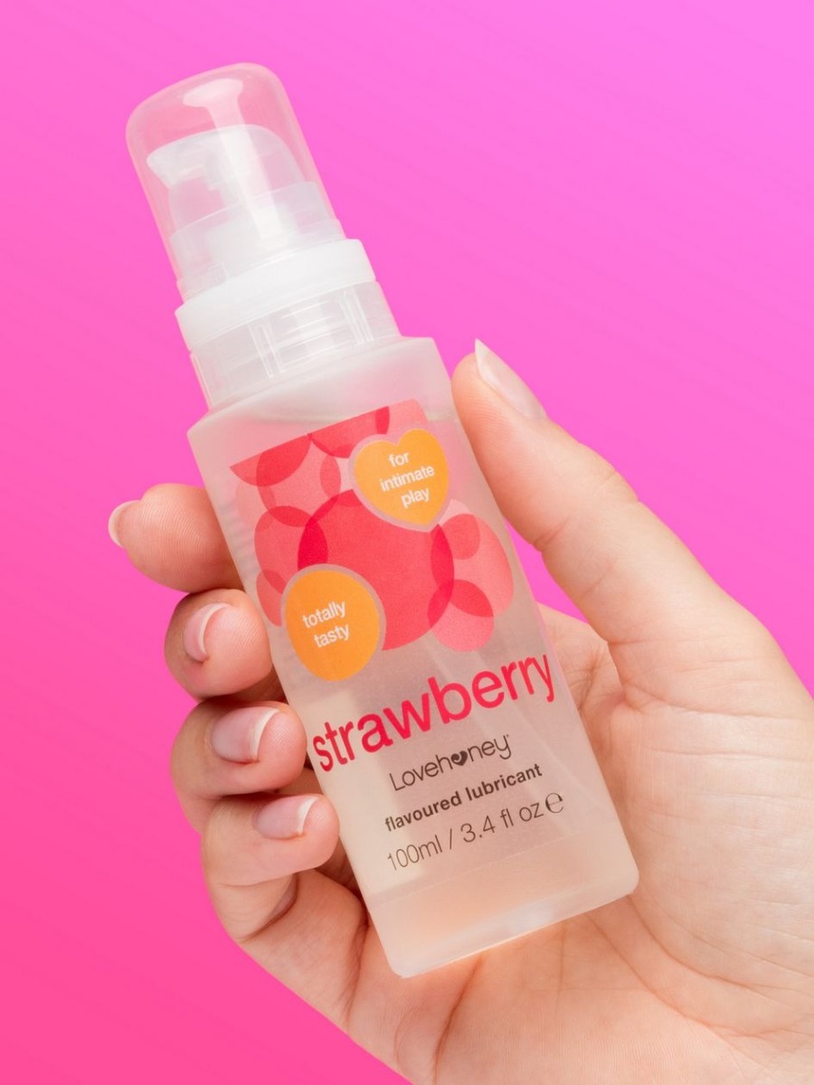 Lubrifiant eau comestible fraise 100 ml