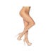 Collant Ouvert 1905 Voile Fin Beige