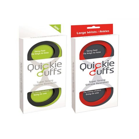 Menottes Silicone Quickie Cuffs Large