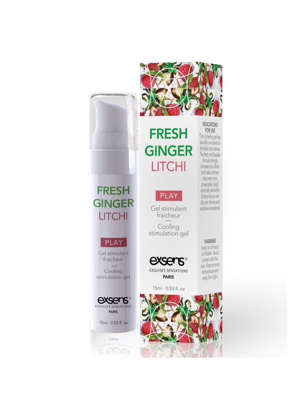 Gel Stimulant Rafraîchissant Gingembre Litchi main product photo