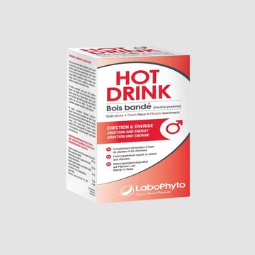 Stimulant Homme Hot Drink Bois Bandé Goût Pêche 250 ml