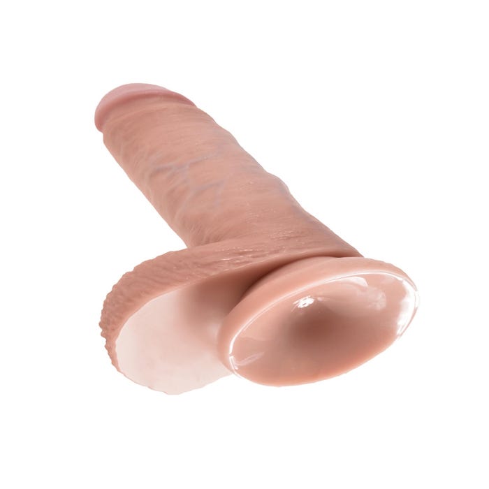 Gode avec Testicules 17,8 cm King Cock