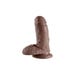 Gode avec Testicules 17,8 cm King Cock