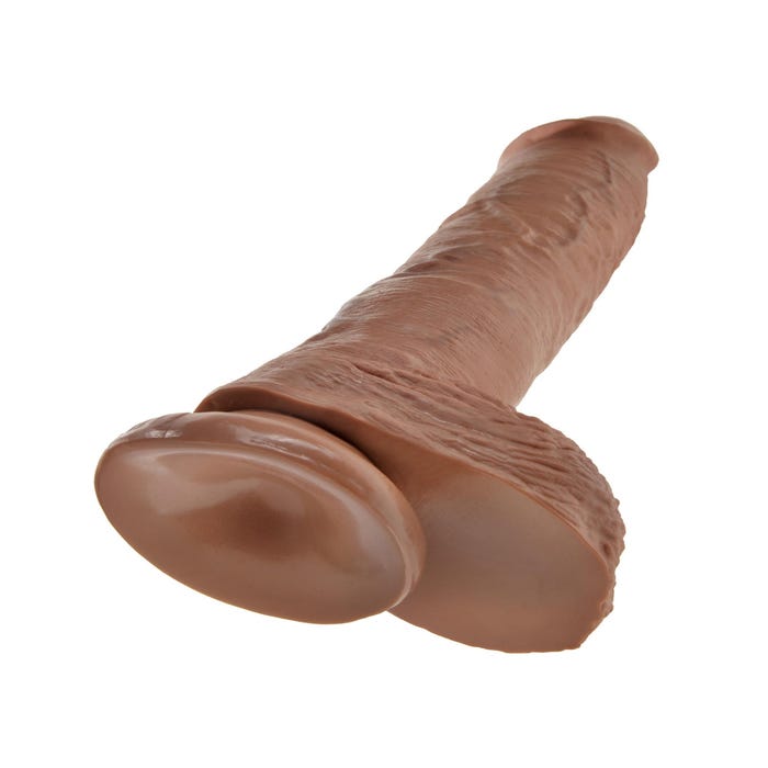 Gode avec Testicules 25,4 cm King Cock