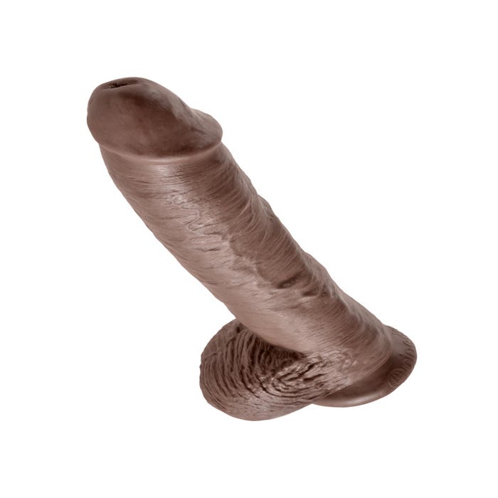 Gode avec Testicules 25,4 cm King Cock