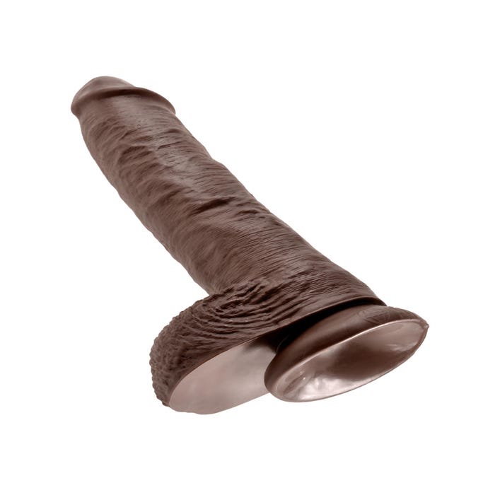 Gode avec Testicules 25,4 cm King Cock