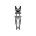Combinaison porte-jarretelles F217 noir