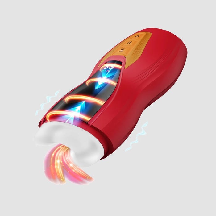 Masturbateur automatique chauffant et vibrant Solara Fire Sorceress