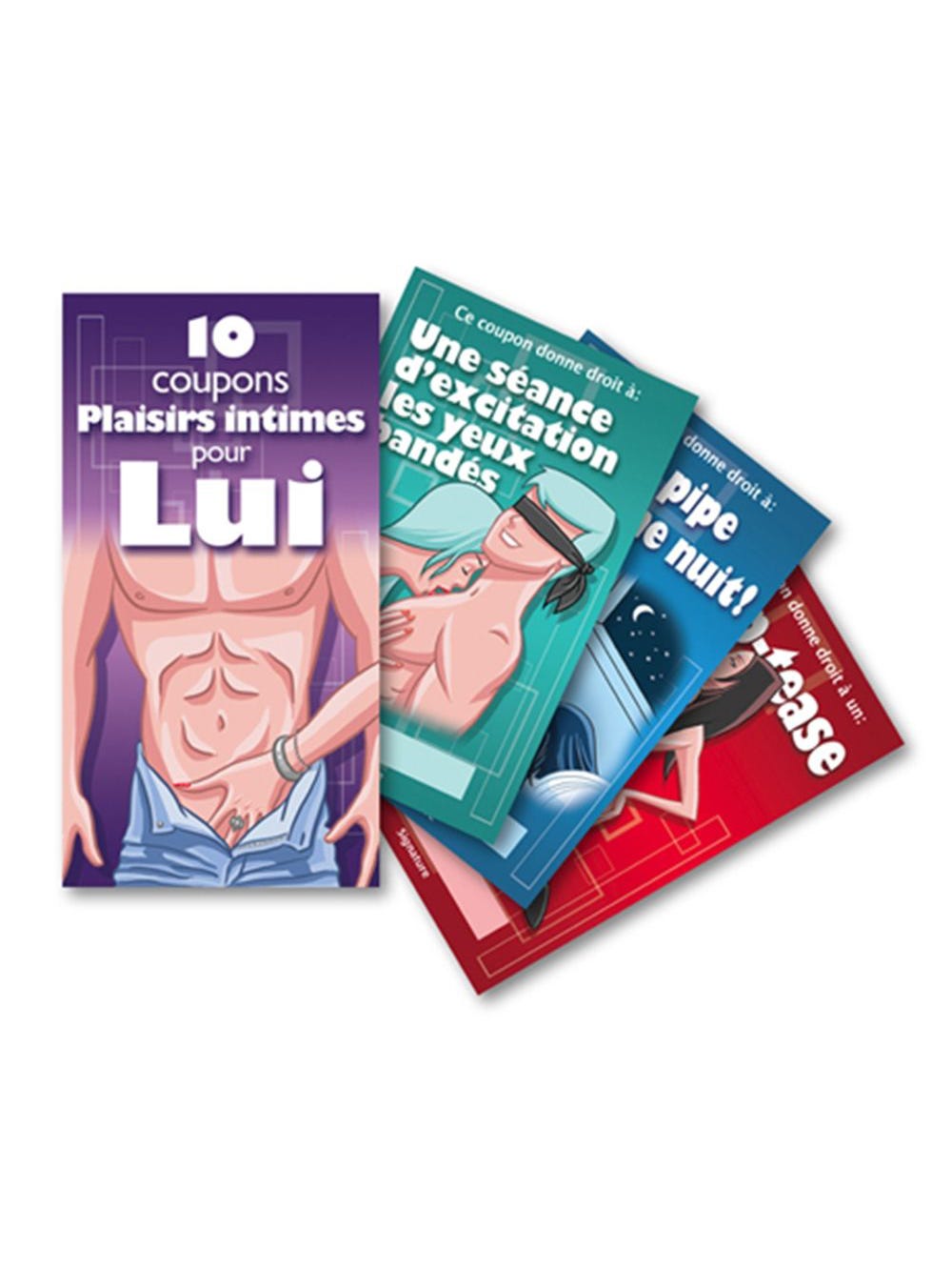 Coupons Plaisirs Intimes pour Lui main product photo