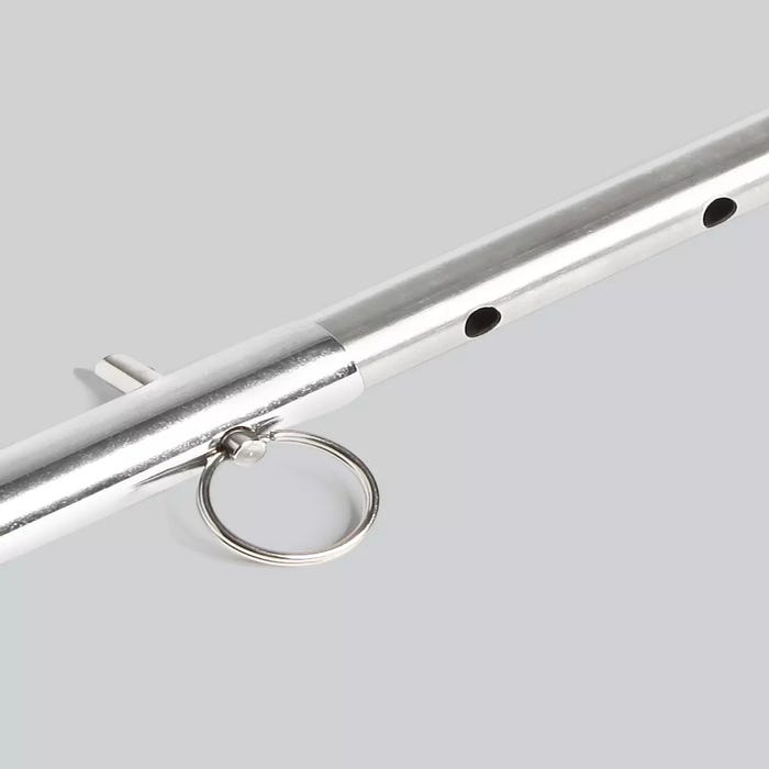 Barre d'écartement en métal argenté Expandable