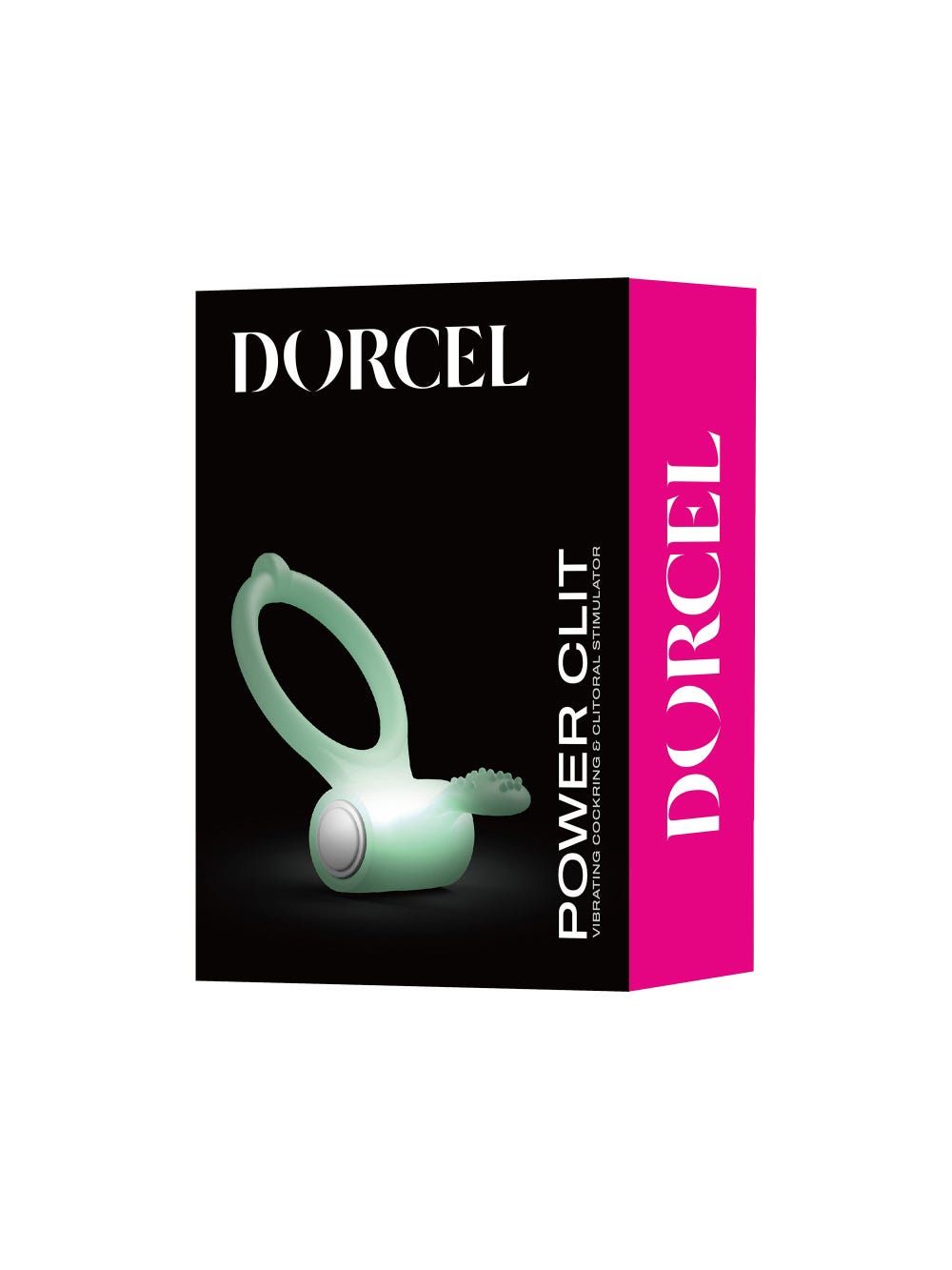 Anneau Pénis Vibrant DORCEL Power Clit Phospho - Cockring Blanc En Silicone - Neuf