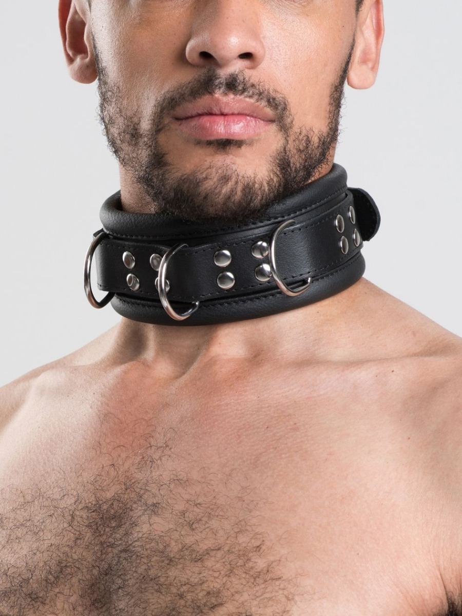 Collier BDSM en cuir Heavy Deluxe