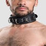 Collier BDSM en cuir Heavy Deluxe