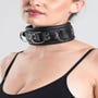 Collier BDSM en cuir Heavy Deluxe