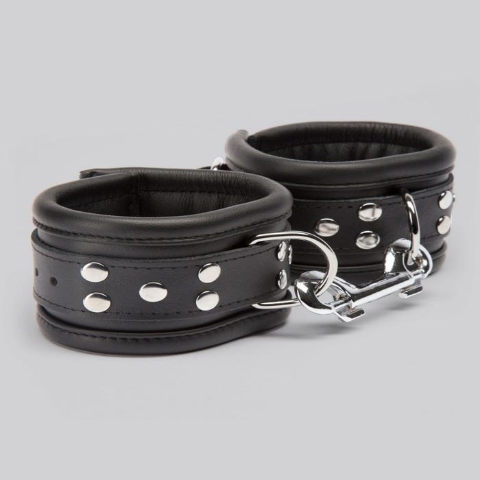 Menottes chevilles en cuir Heavy Deluxe