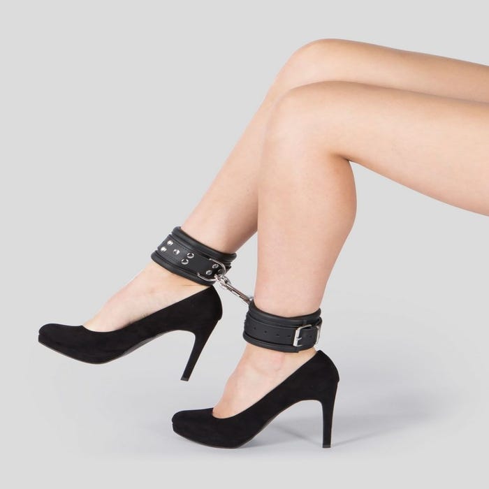 Menottes chevilles en cuir Heavy Deluxe