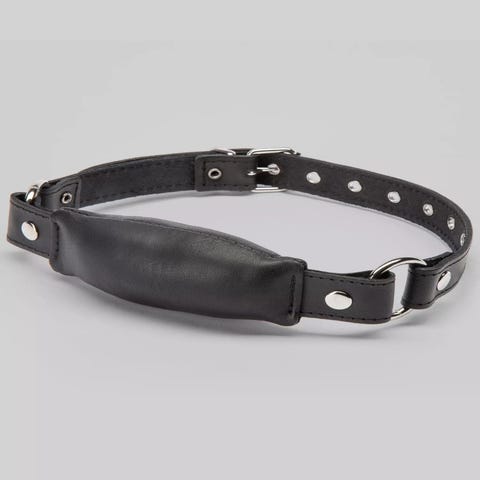 Bâillon mors en cuir Deluxe