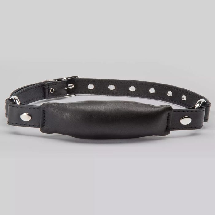 Bâillon mors en cuir Deluxe