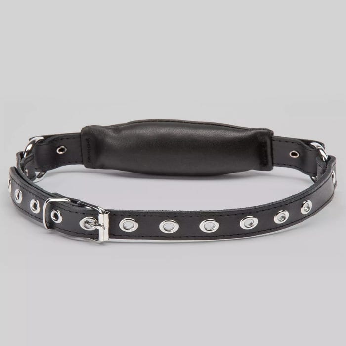 Bâillon mors en cuir Deluxe