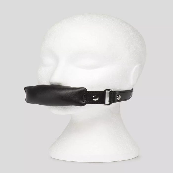 Bâillon mors en cuir Deluxe