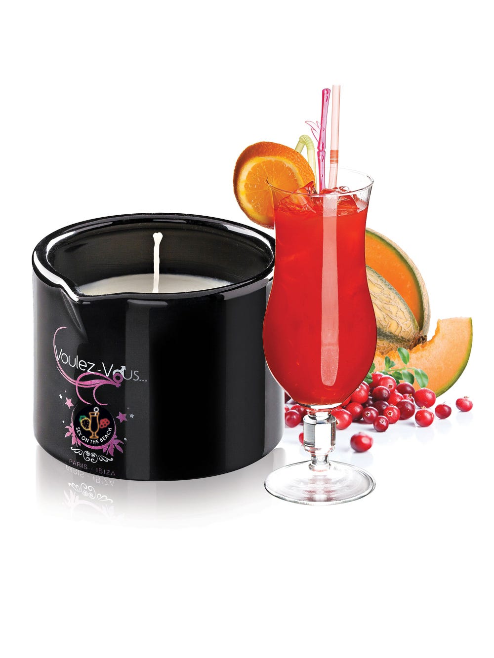 Bougie de massage Allume-Moi sex on the beach main product photo