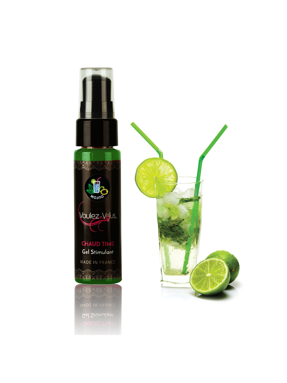 Gel stimulant chauffant Chaud Time mojito 35 ml main product photo