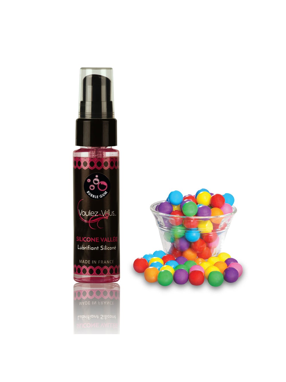 Lubrifiant silicone bubble gum Silicone Vallée 35 ml main product photo
