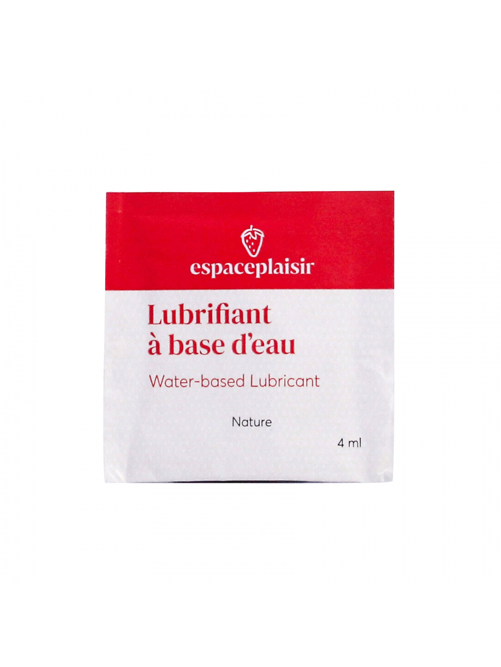 Lubrifiant eau Nature 4 ml