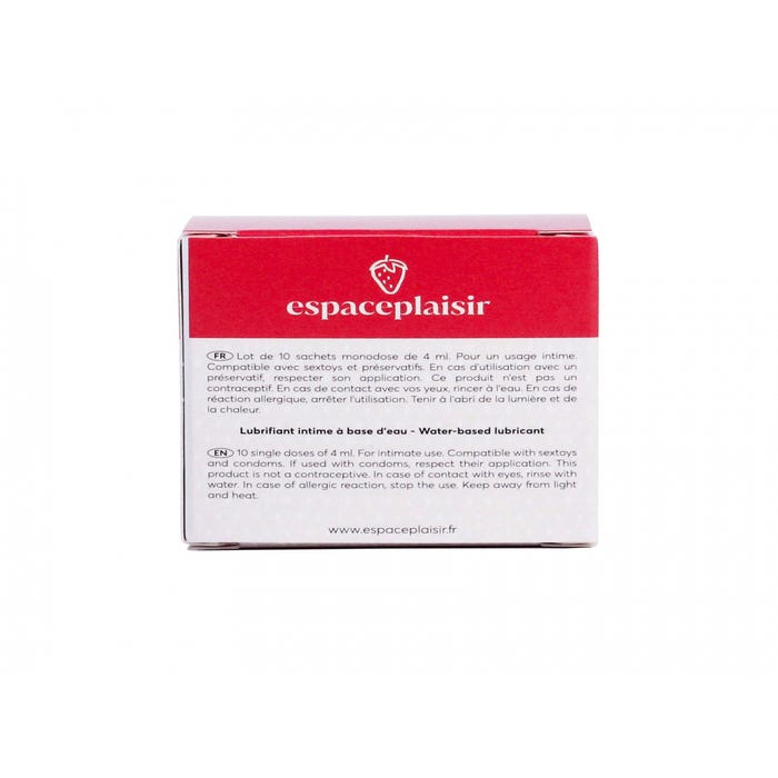 Lubrifiant Eau Nature 4 ml x10