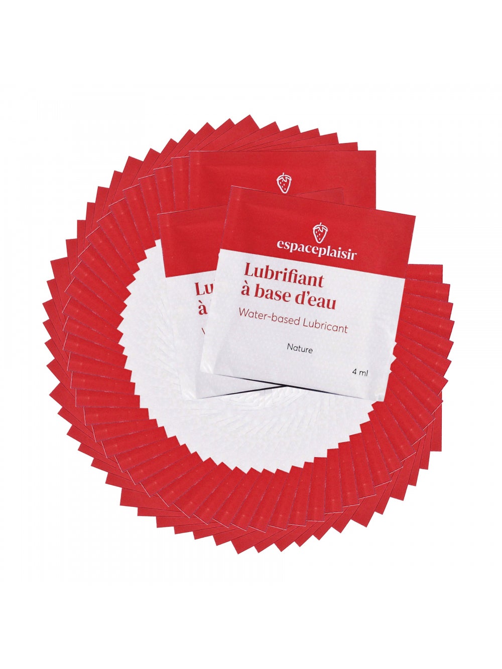 Lubrifiant eau Nature 4 ml x50