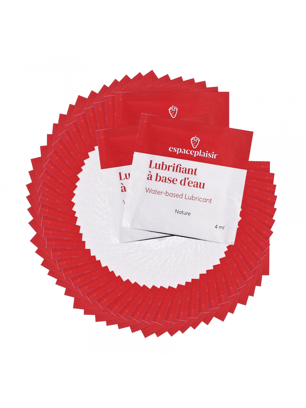 Lubrifiant eau Nature 4 ml x50 main product photo