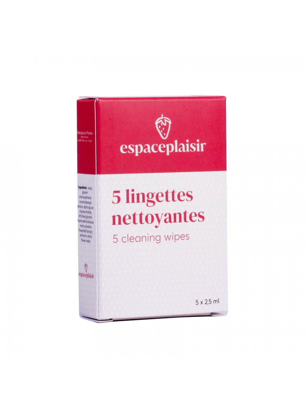 Lingette nettoyante pour sextoys x5